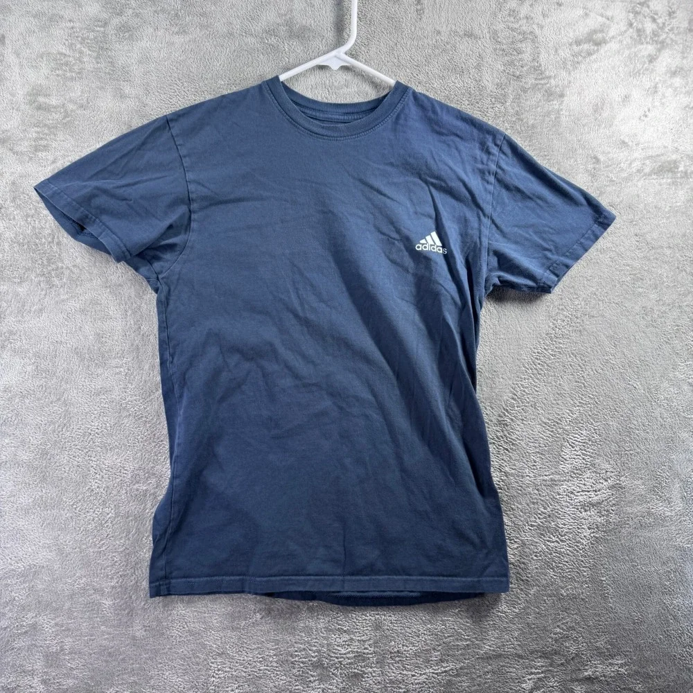 Adidas Golf Essential Basic T-shirt Mens Small Navy Blue Short Sleeve Crew Neck